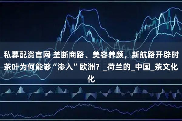 私募配资官网 垄断商路、美容养颜，新航路开辟时茶叶为何能够“渗入”欧洲？_荷兰的_中国_茶文化